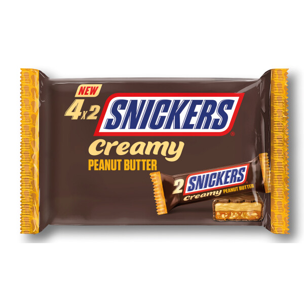 Snickers Creamy Peanut Butter 4er Packung
