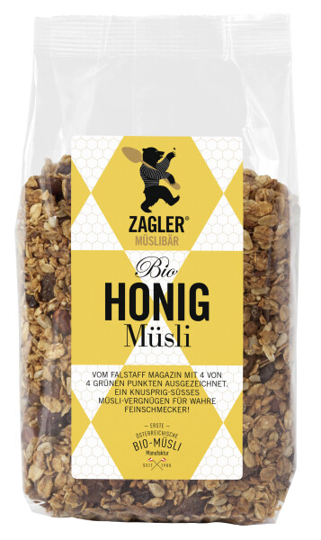Zagler Müslibär Bio-Honigmüsli knusprig gebacken