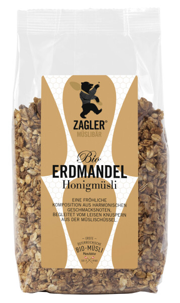 Zagler Müslibär Bio-Erdmandel-Honigmüsli