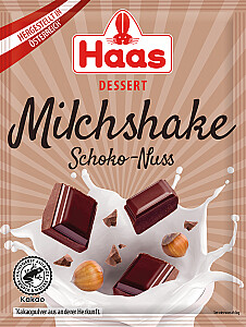 Haas Dessert Milchshake Schoko-Nuss
