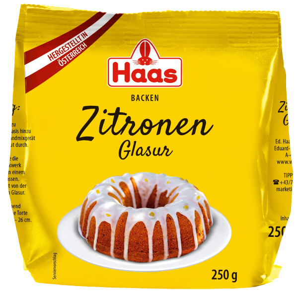 Haas Zitronen Glasur