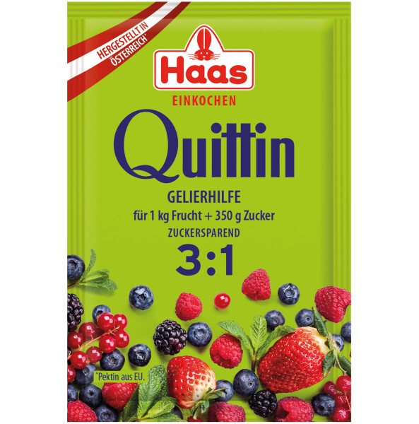 Haas Quittin 3:1 Gelierhilfe Zuckersparend