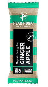Peak Punk Organic Energy Bar Ginger & Apple