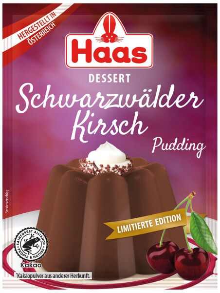 Haas Dessert Schwarzwälder Kirsch Pudding