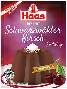 Haas Dessert Schwarzwälder Kirsch Pudding