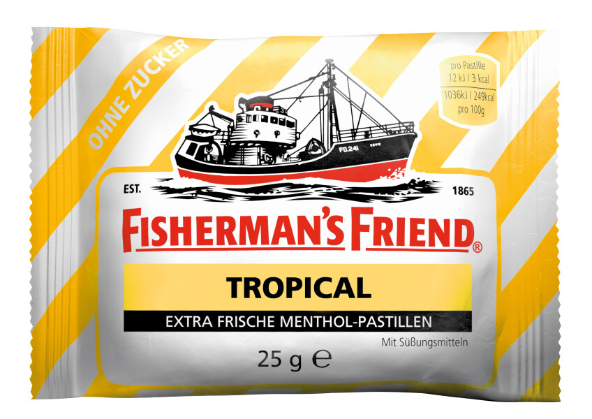 Fisherman's Friend Pastillen Tropical, zuckerfrei