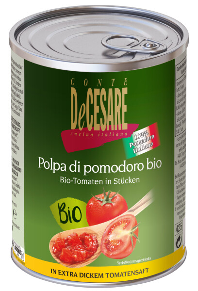Conte DeCesare Bio-Tomaten in Stücken