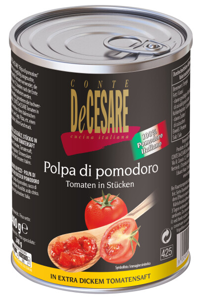 Conte DeCesare Tomaten in Stücken