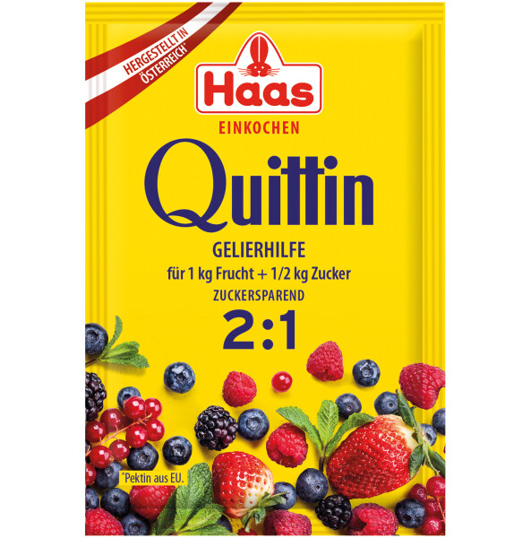 Haas Quittin 2:1 Gelierhilfe Zuckersparend
