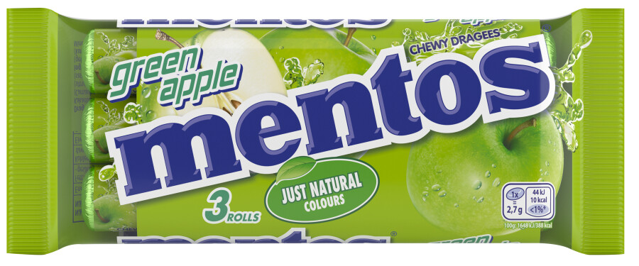 Mentos green apple 3er