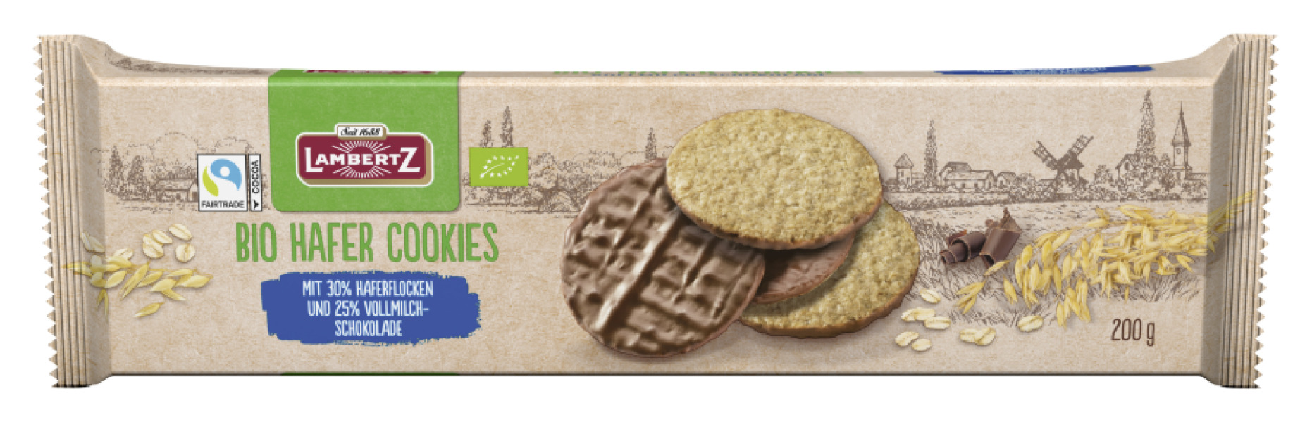 Lambertz Bio Hafercookies Vollmilch