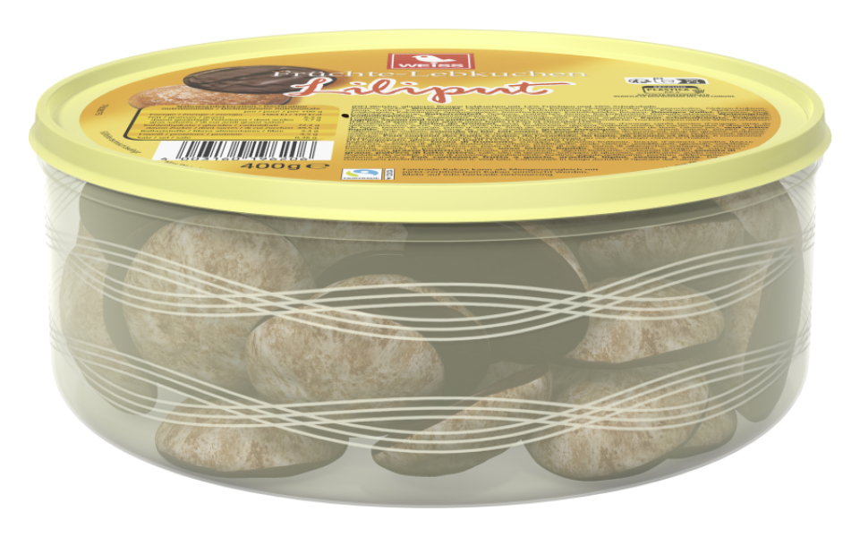 Weiss Früchtelebkuchen Liliput