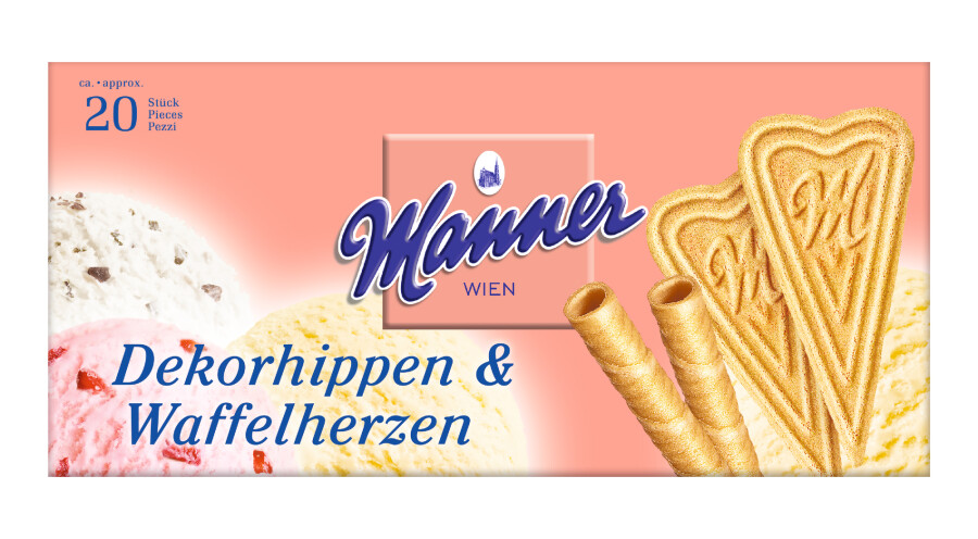 Manner Dekorhippen & Waffelherzen