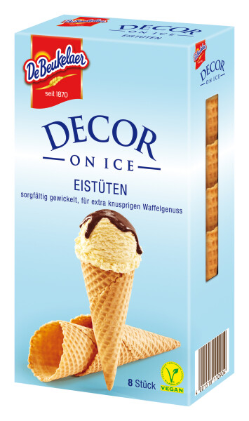 De Beukelaer gewickelte Eistüten