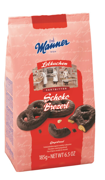 Manner Lebkuchen Brezel Zartbitter
