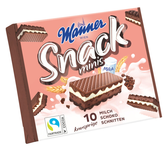 Manner Snack Minis Schoko 3er