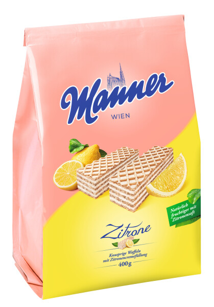 Manner Zitronencreme Schnitten