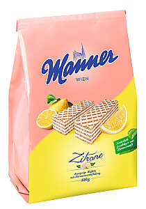 Manner Zitronencreme Schnitten