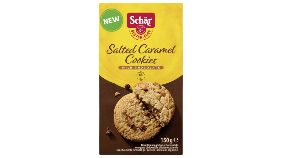 Schär Salted Caramel Cookies Milk Chocolate