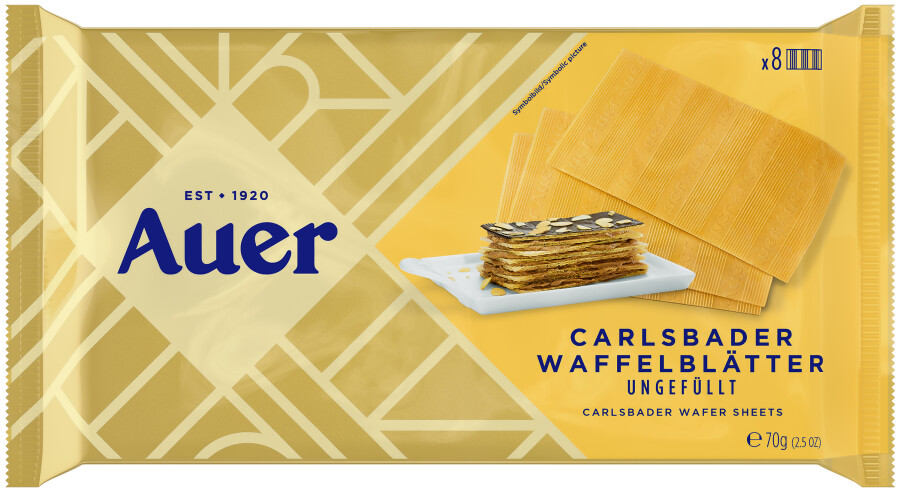 Auer Carlsbader Waffelblätter Ungefüllt