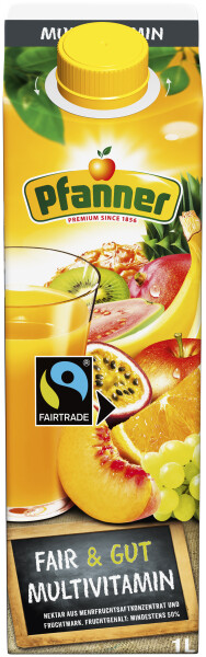 Pfanner Fairtrade Multivitaminnektar