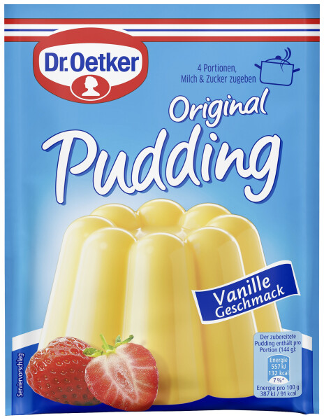 Dr. Oetker Vanille Pudding Pulver, 3x45 g