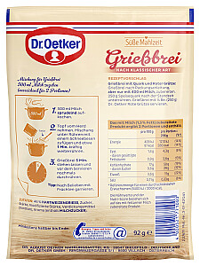 Dr. Oetker Grießbrei