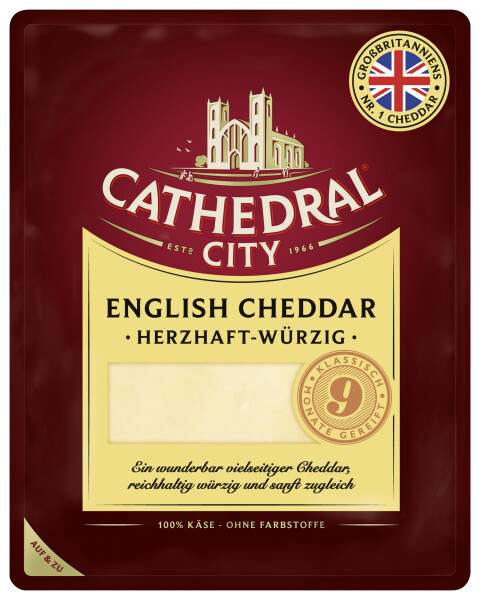 Cathedral City Cheddar Scheiben Herzhaft-Würzig