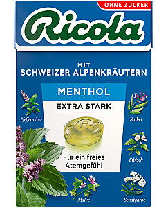  Ricola Menthol zuckerfrei