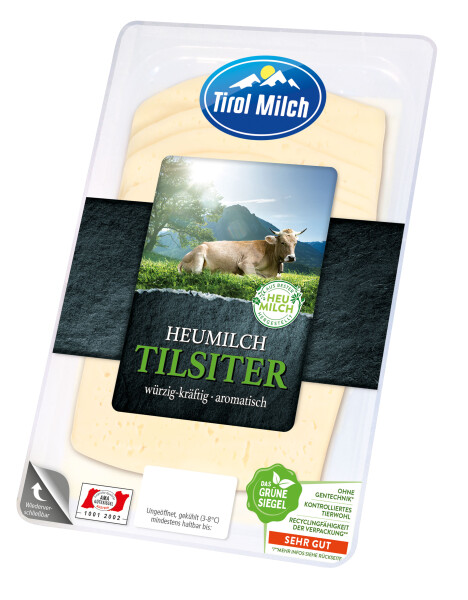 Tirol Milch Heumilch Tilsiter Scheiben 45%