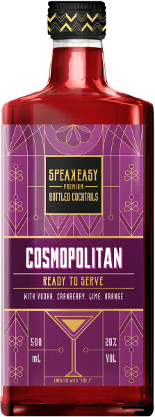 Speakeasy Cocktail Cosmopolitan