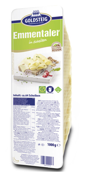 Goldsteig Emmentaler in Scheiben