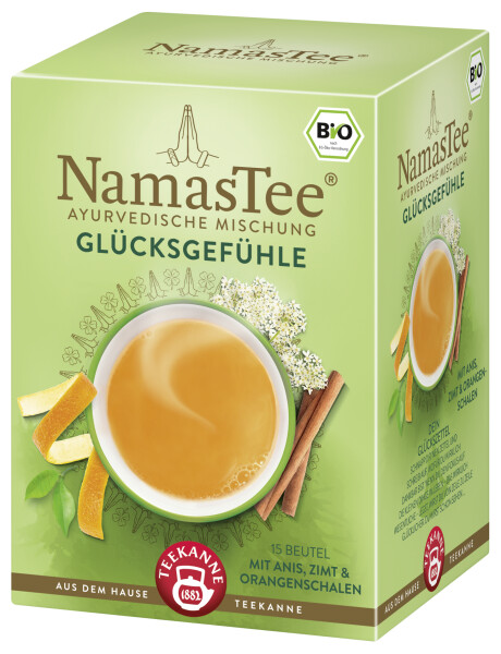 TEEKANNE BIO NamasTee Glücksgefühle 15er