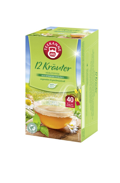 Teekanne 12 Kräuter 40er