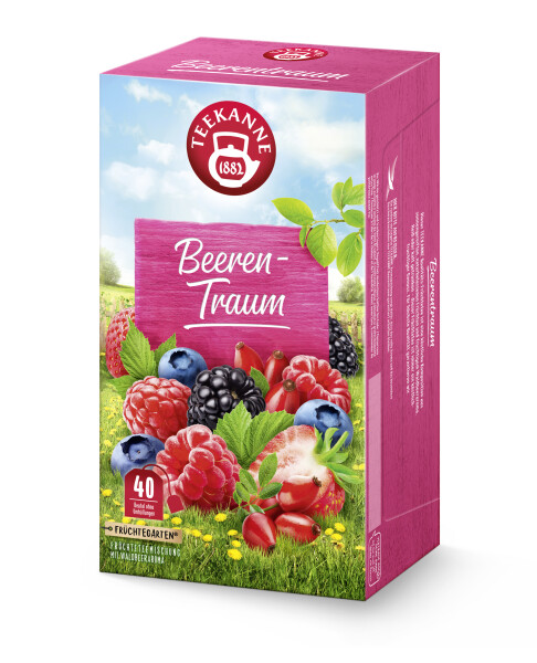 Teekanne Früchtegarten Beerentraum 40er