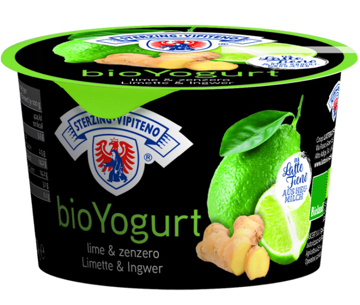 Sterzinger Joghurt Bio Yoghurt Limette/Ingwer