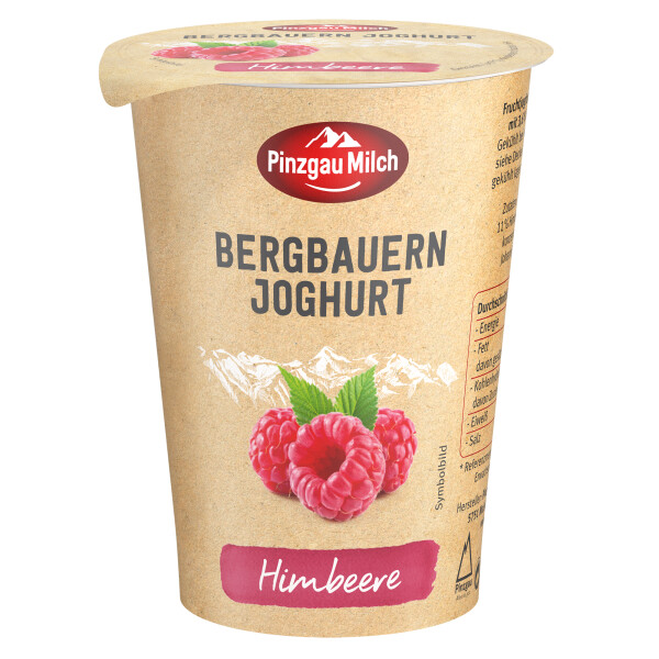 Pinzgau Milch Bergbauern Joghurt Himbeer 3,6%