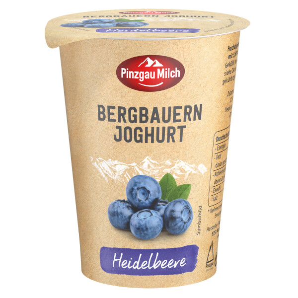 Pinzgau Milch Bergbauern Joghurt Heidelbeer 3,6%
