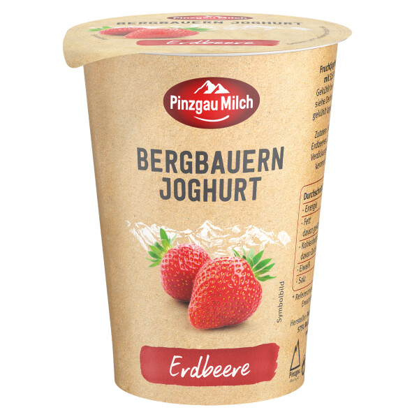 Pinzgau Milch Bergbauern Joghurt Erdbeer 3,6%
