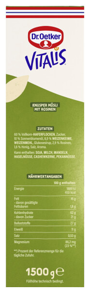 Dr. Oetker Vitalis Knuspermüsli
