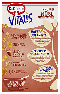 Dr. Oetker Vitalis Knuspermüsli Flakes & Mandeln