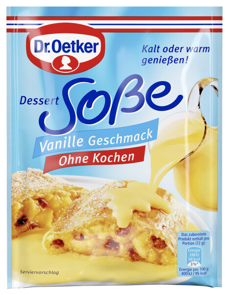 Dr. Oetker Vanillesoße ohne Kochen