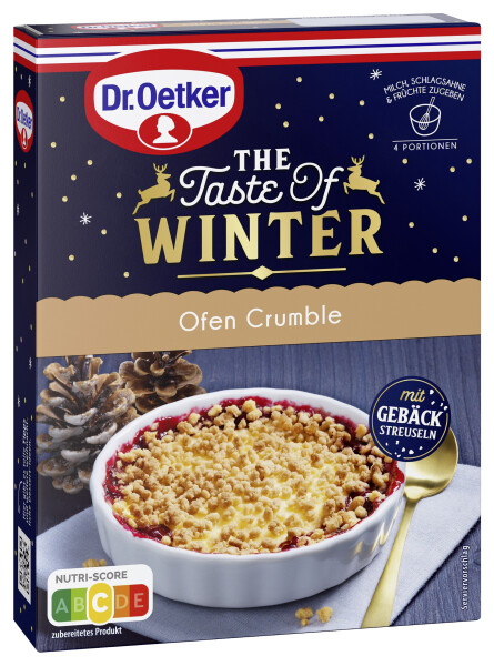 Dr. Oetker Ofen Crumble
