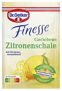 Dr. Oetker Finesse Geriebene Zitronenschale 3er