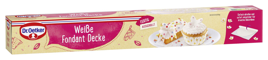Dr. Oetker Fondant Decke weiß