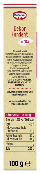 Dr. Oetker Fondant weiß
