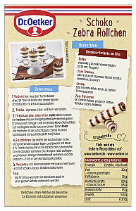 Dr. Oetker Zebra Röllchen Schoko