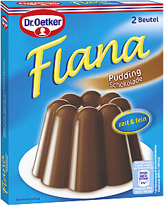Dr. Oetker Flana Pudding Schokolade, 2 Beutel