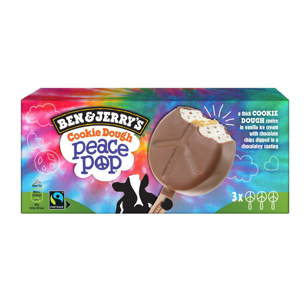 Ben & Jerry's Cookie Dough Peace Pop
