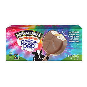 Ben & Jerry's Cookie Dough Peace Pop